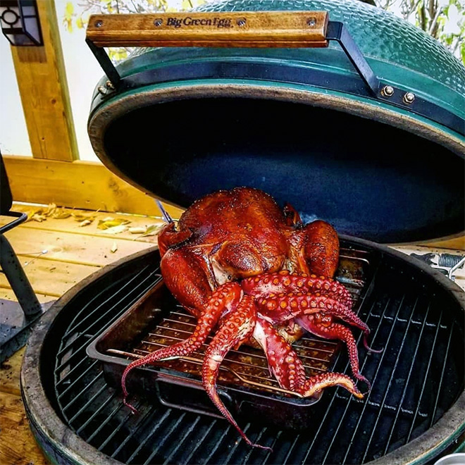 Meet Cthulhu Turkey: It’s a Turkey Stuffed With Octopus That People