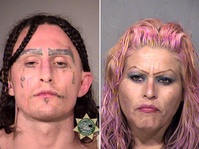 Mugshots are the crazy eyebrows goldmine.