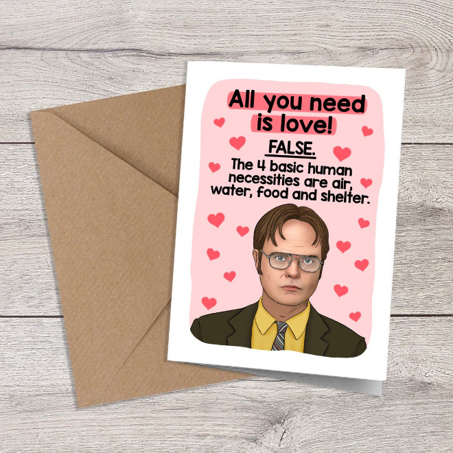 Funny Valentine's card.