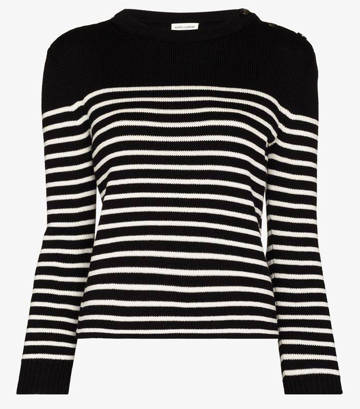 Fashion Experts Are Suddenly Back Into Breton Tops—These 22 Outfits ...