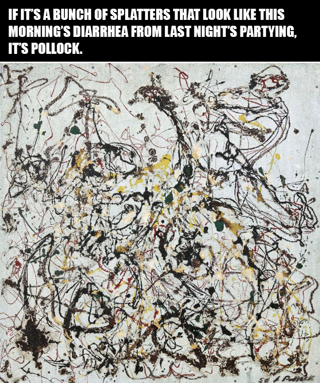 How to recognize Pollock.