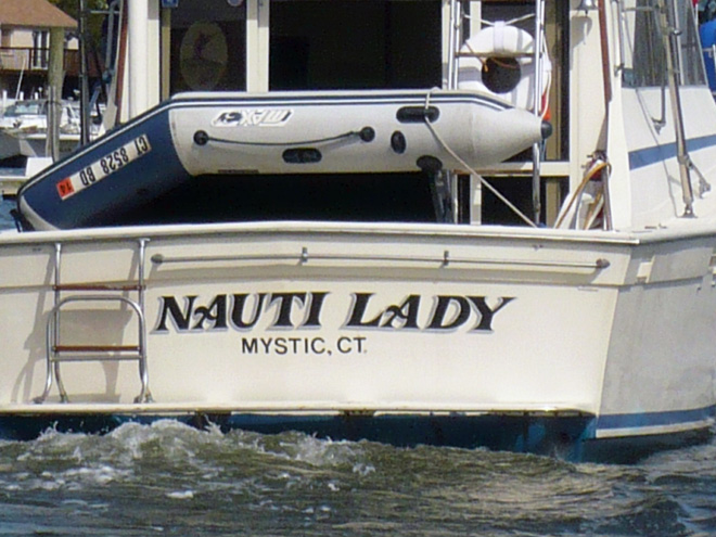 Funny boat name.