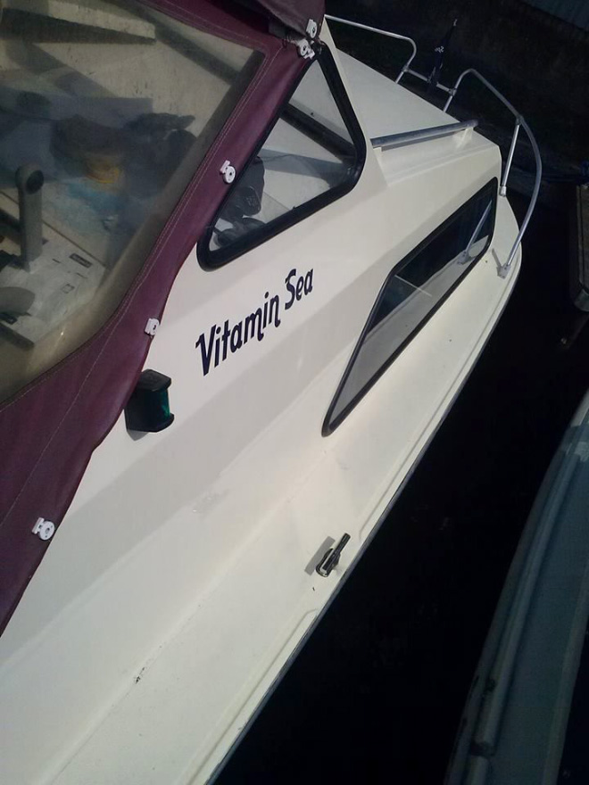 Funny boat name.