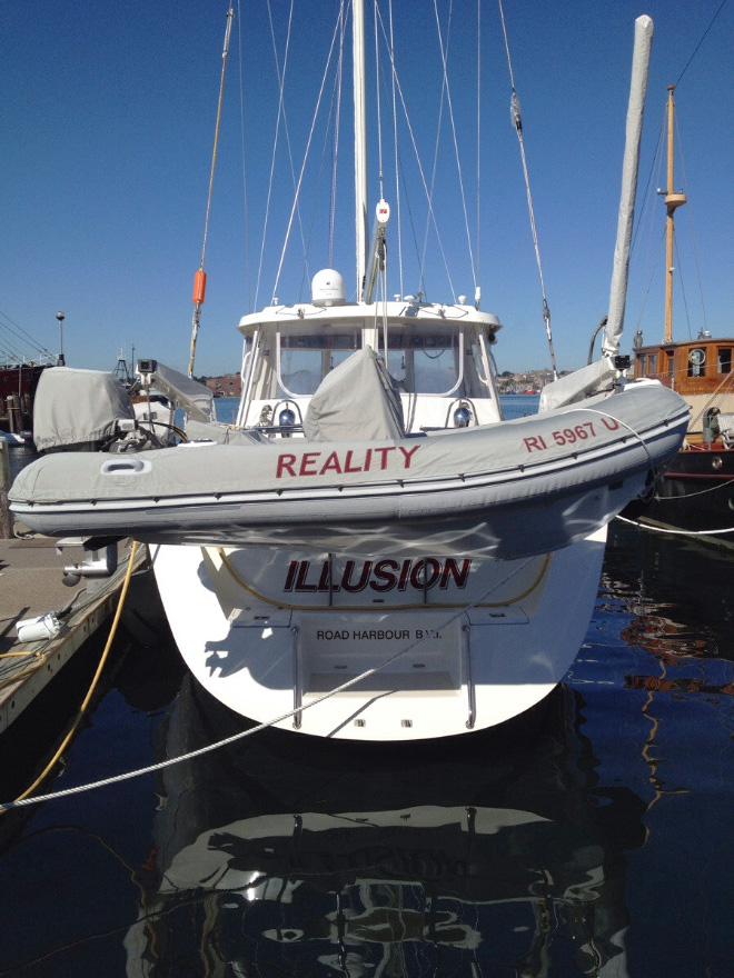 Funny boat name.