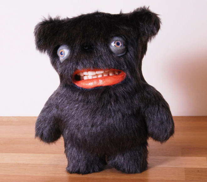 Creepy plush toy.