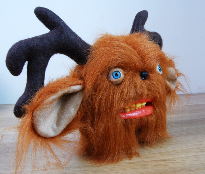 Creepy plush toy.