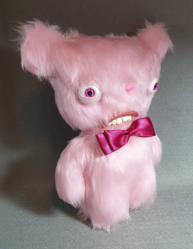 Creepy plush toy.