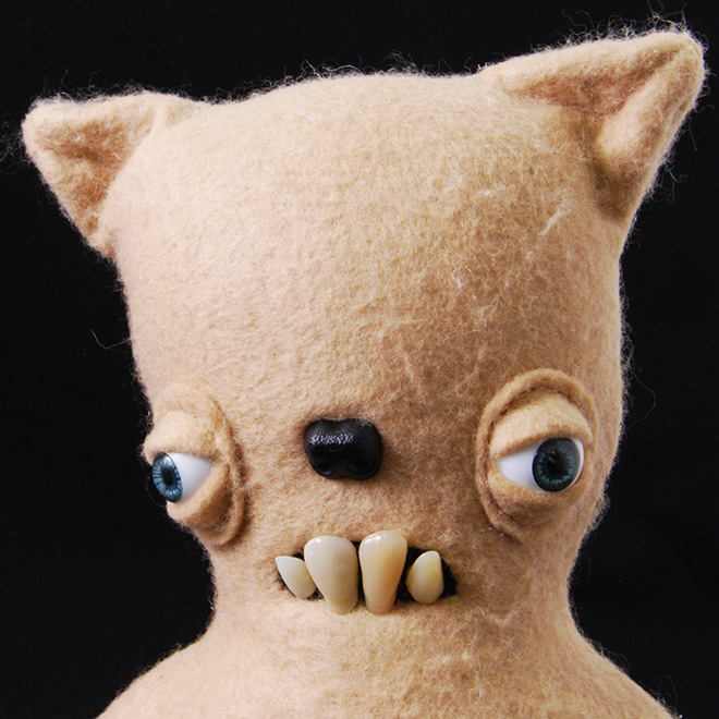 Creepy plush toy.