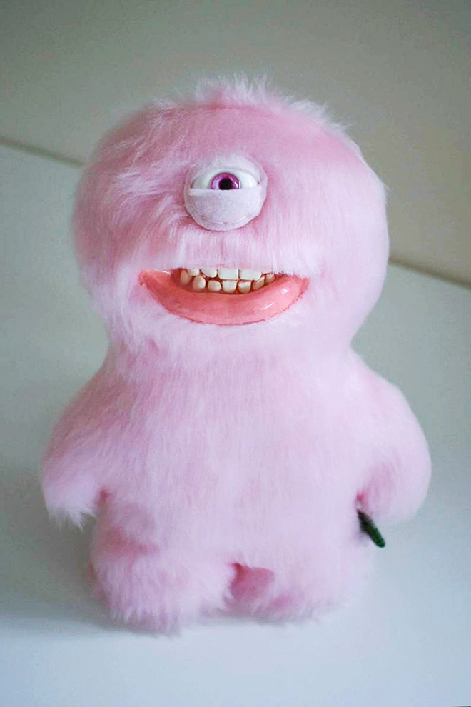 Creepy plush toy.