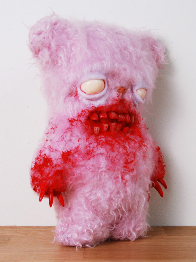 Creepy plush toy.