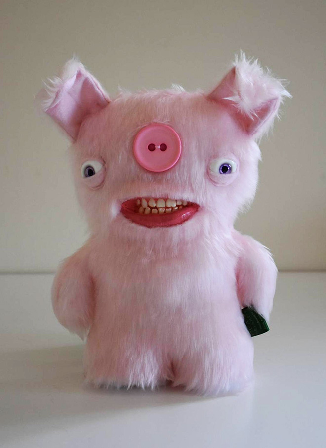 Creepy plush toy.