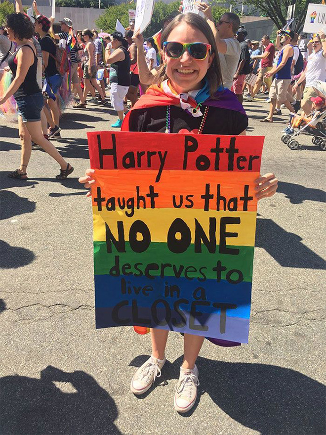 Funny pride sign.