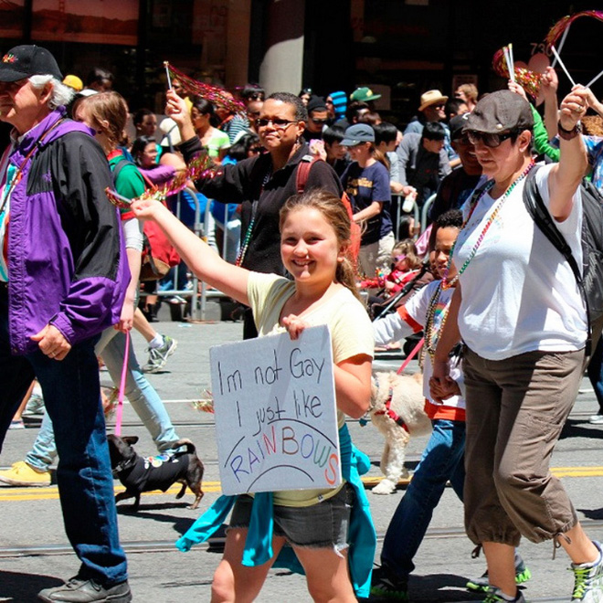 Funny pride sign.