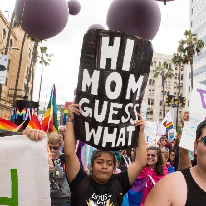 Funny pride sign.