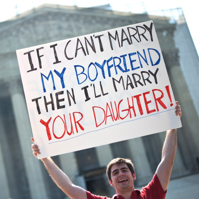 Funny pride sign.