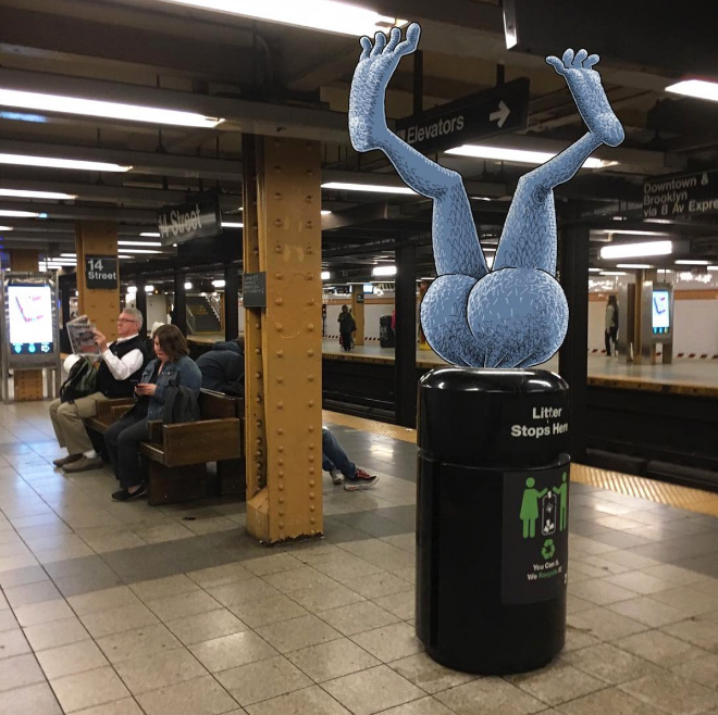 Subway monster.