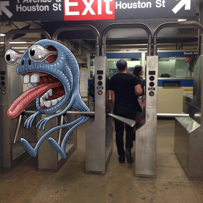 Subway monster.