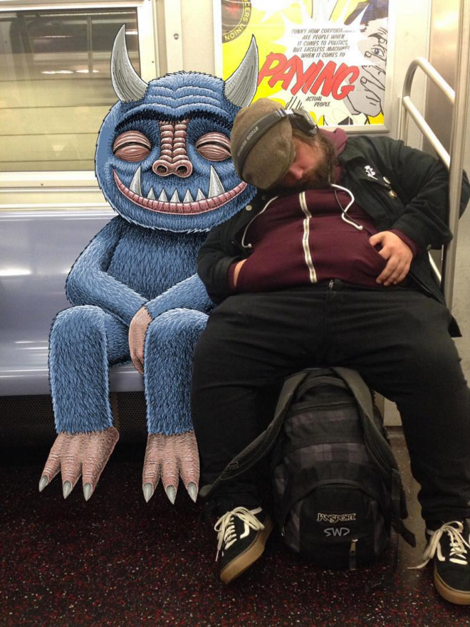 Subway monster.