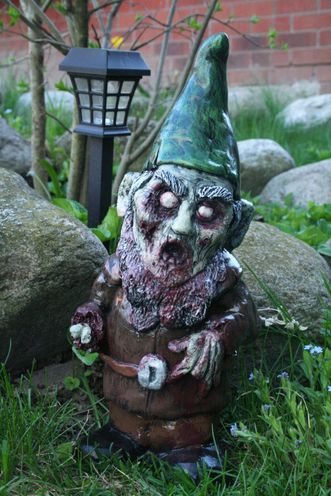 Zombie garden gnome.