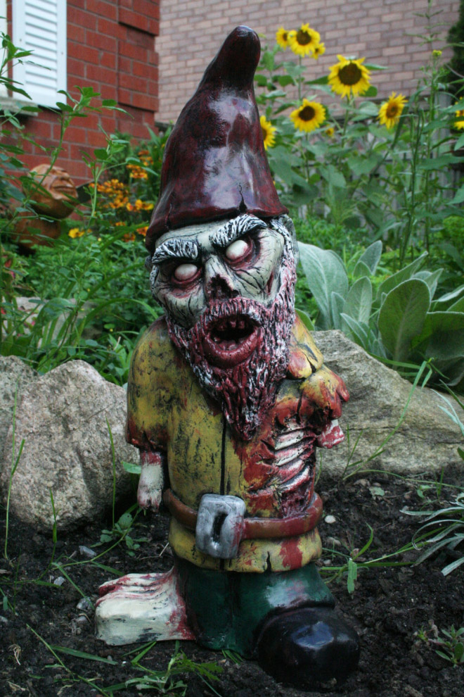 Zombie garden gnome.