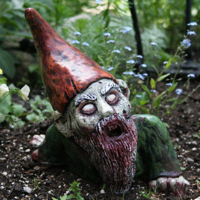 Zombie garden gnome.