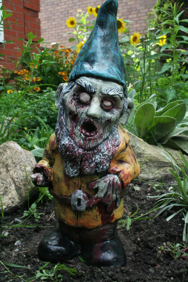 Zombie garden gnome.