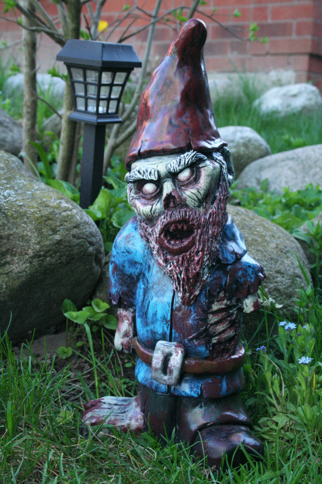 Zombie garden gnome.