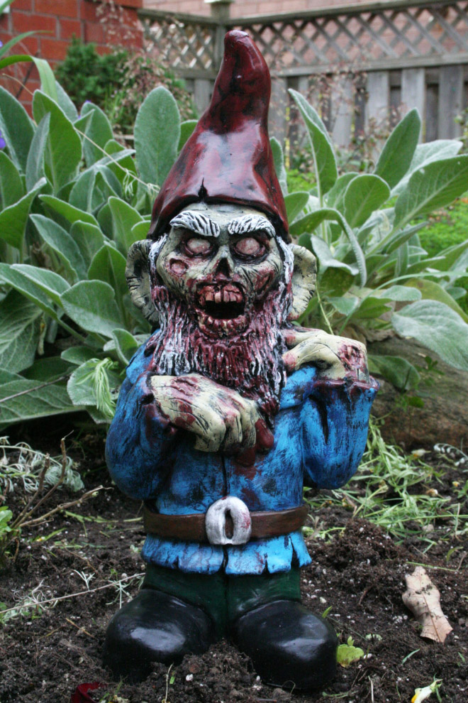 Zombie garden gnome.