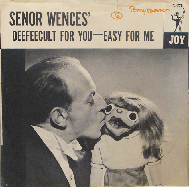 Creepy vintage album cover.