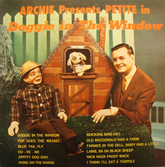 Creepy vintage album cover.