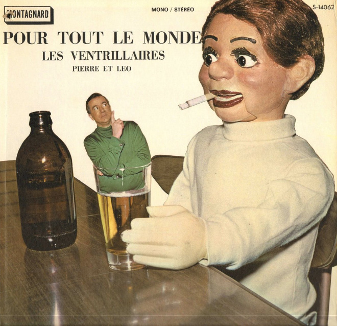 Creepy vintage album cover.