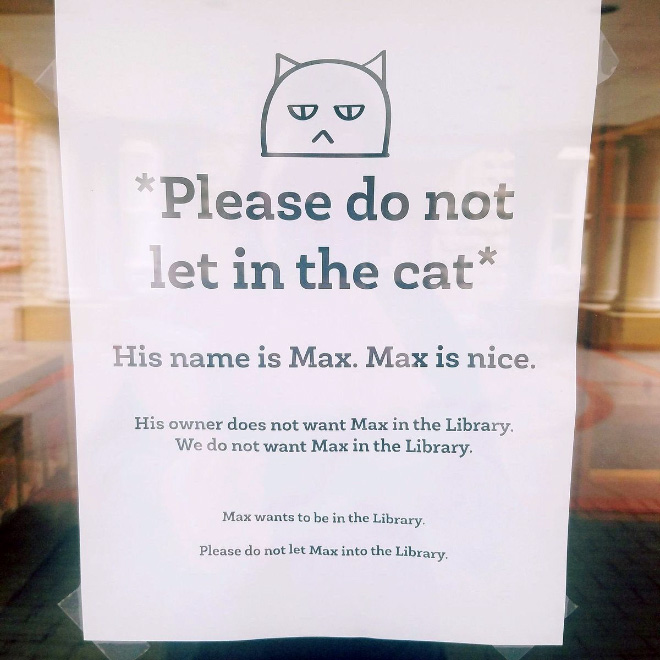 Brilliant library humor.