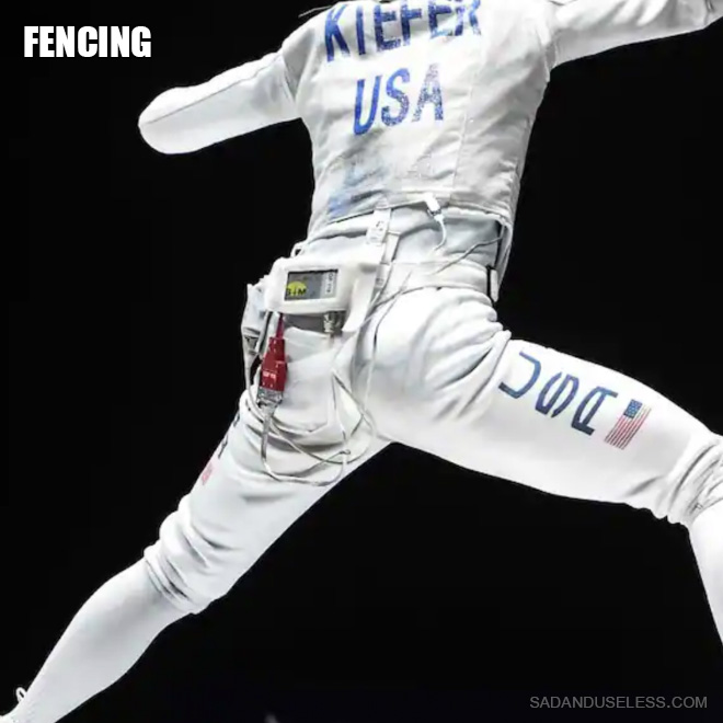 Fencing butt.