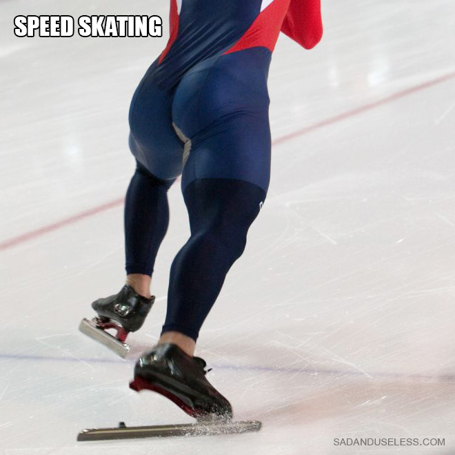 Speed skating.