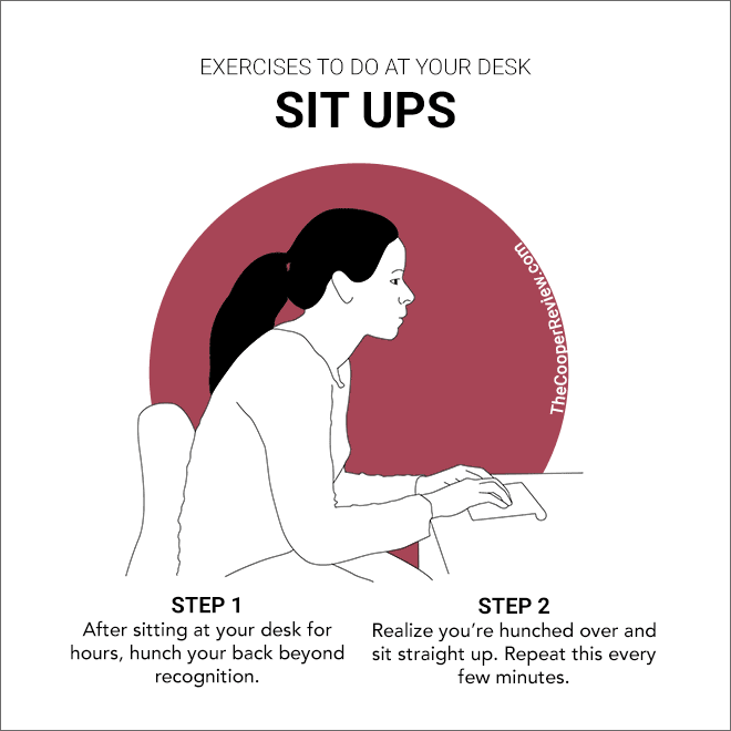 Perfect workout for a desk job.