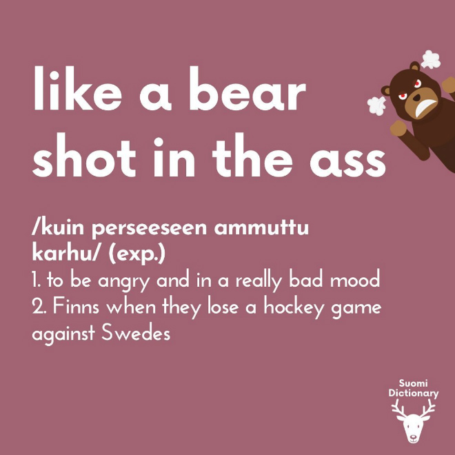Finnish saying.