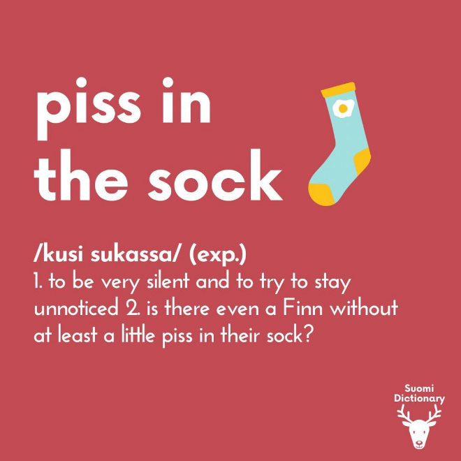Piss in the sock.
