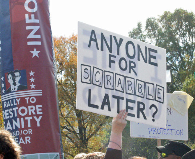 Hilariously polite protest sign.