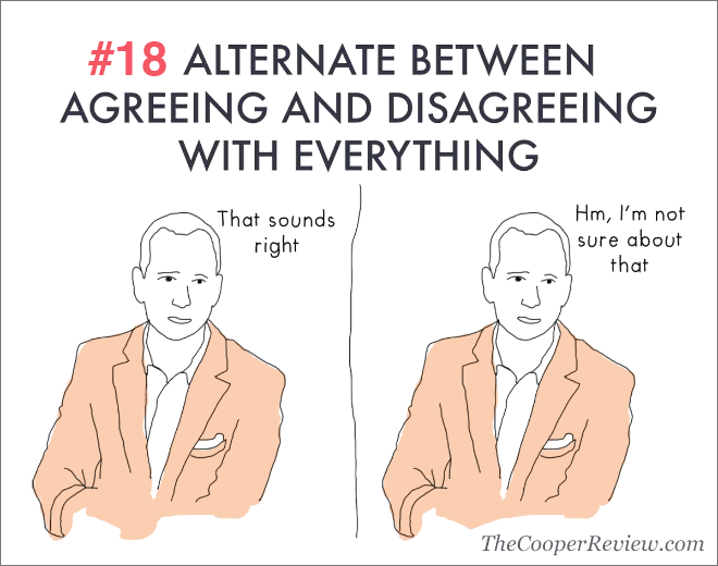 How to appear smart in meetings.