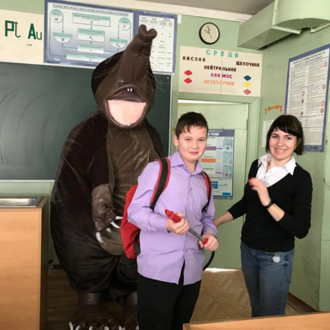 Meanwhile in Russian schools...