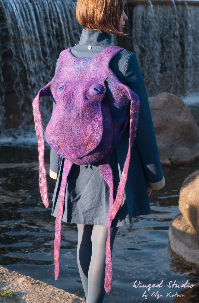 Octopus backpack.