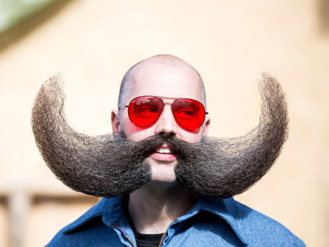 Funny mustache idea for Movember.