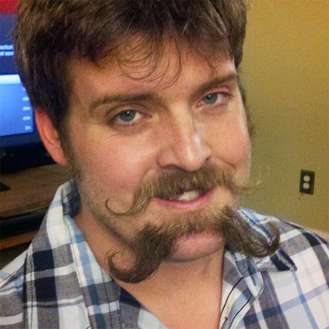 Funny mustache idea for Movember.