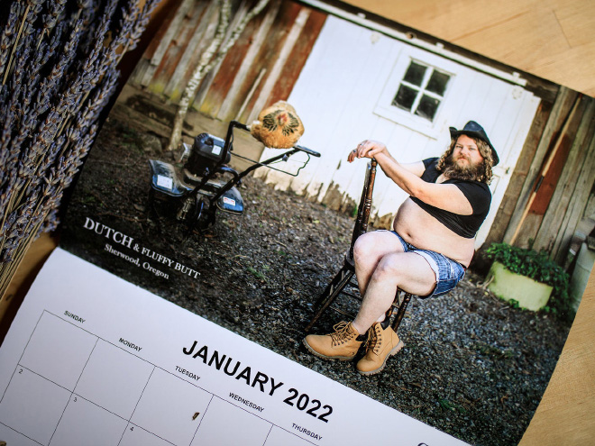 Chicken daddies 2022 calendar.