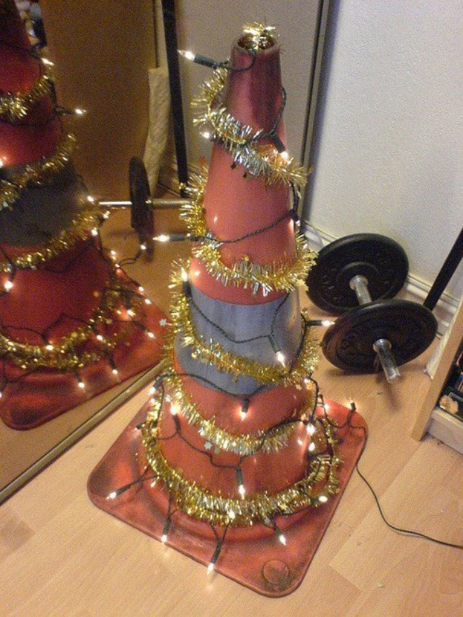 Christmas tree idea for lazy people.