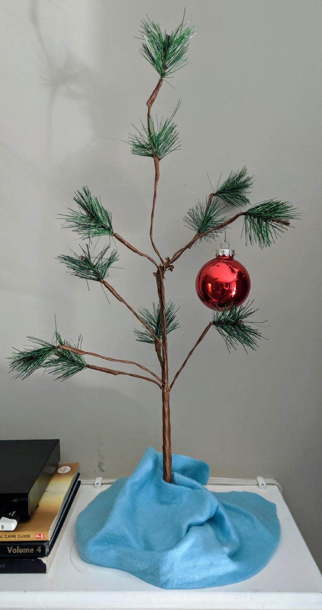 Christmas tree idea for lazy people.