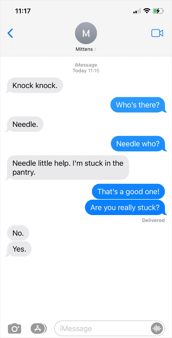 Knock knock.