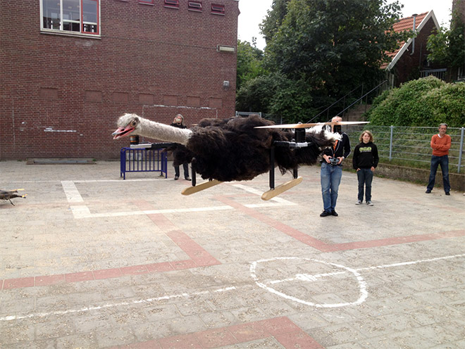 Dead ostrich copter.