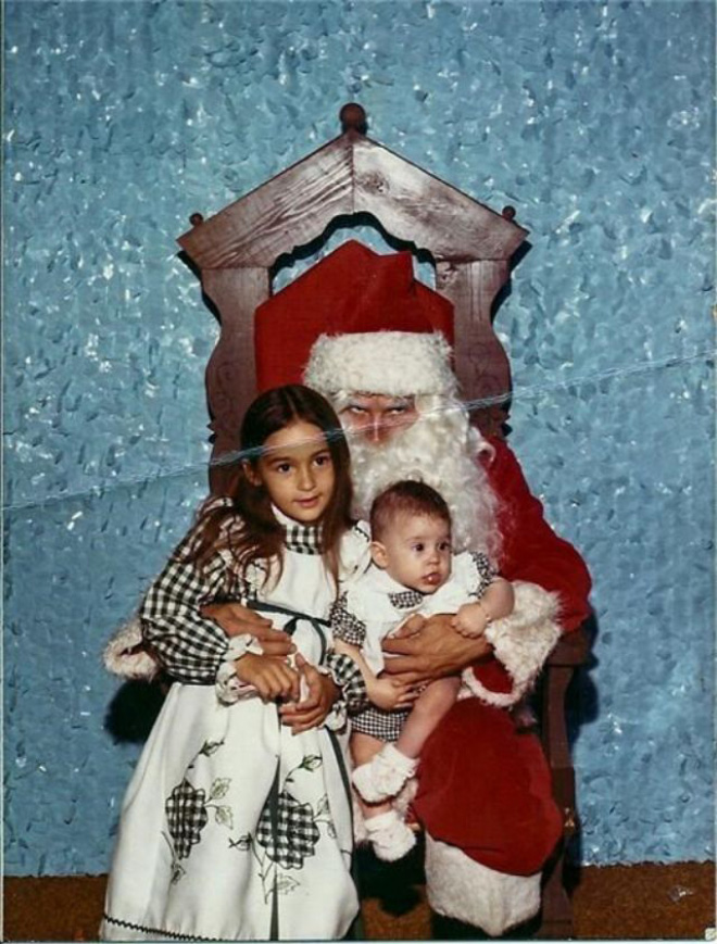 Creepy vintage Santa.
