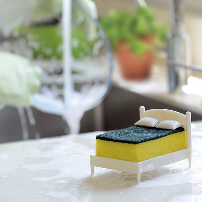 Bed for your sponge.